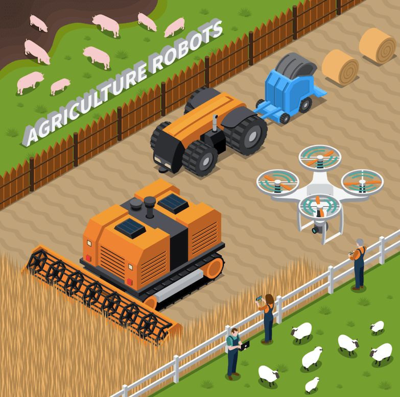 Role of artificial intelligence in agriculture.