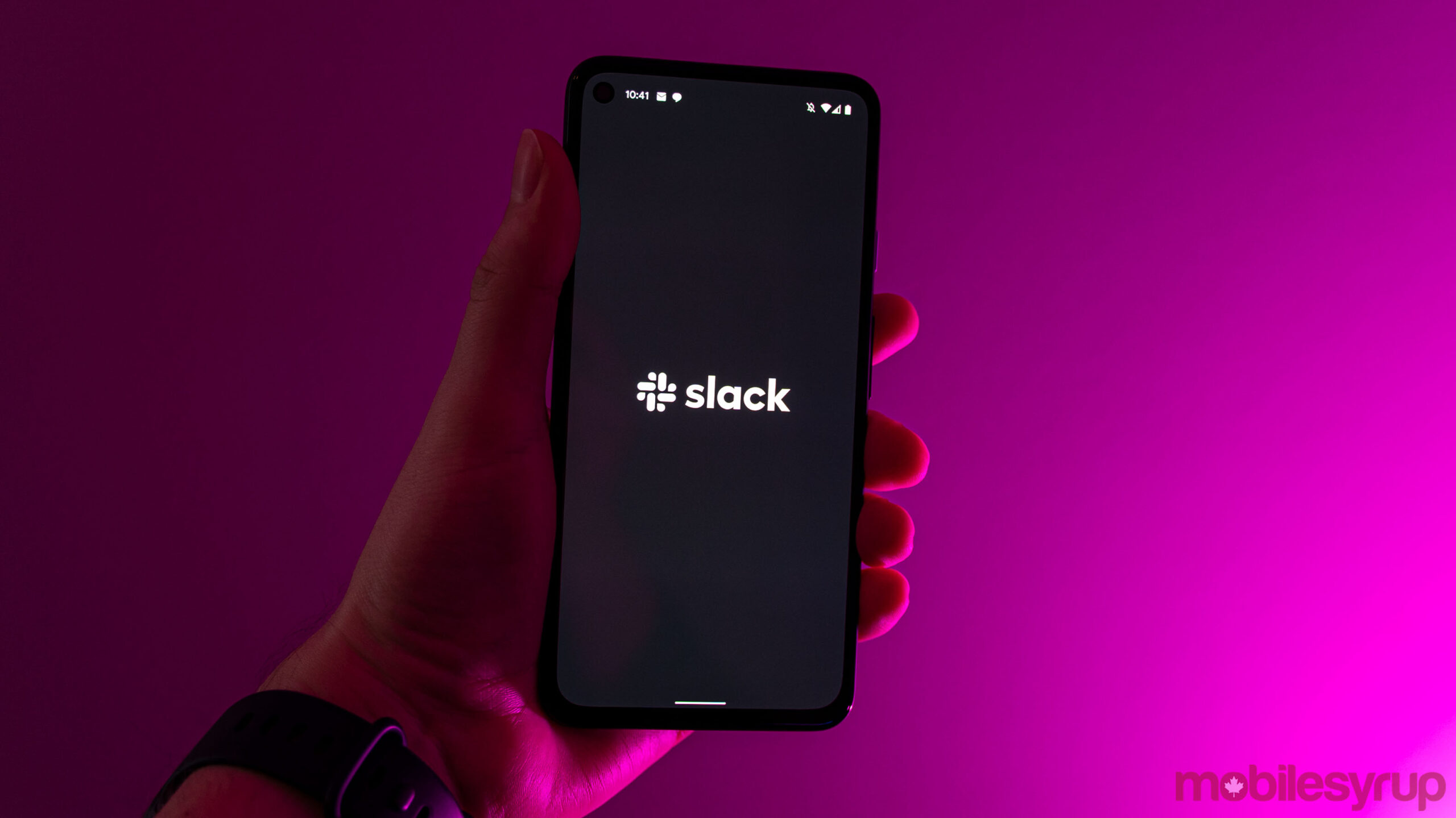 Slack logo on Android