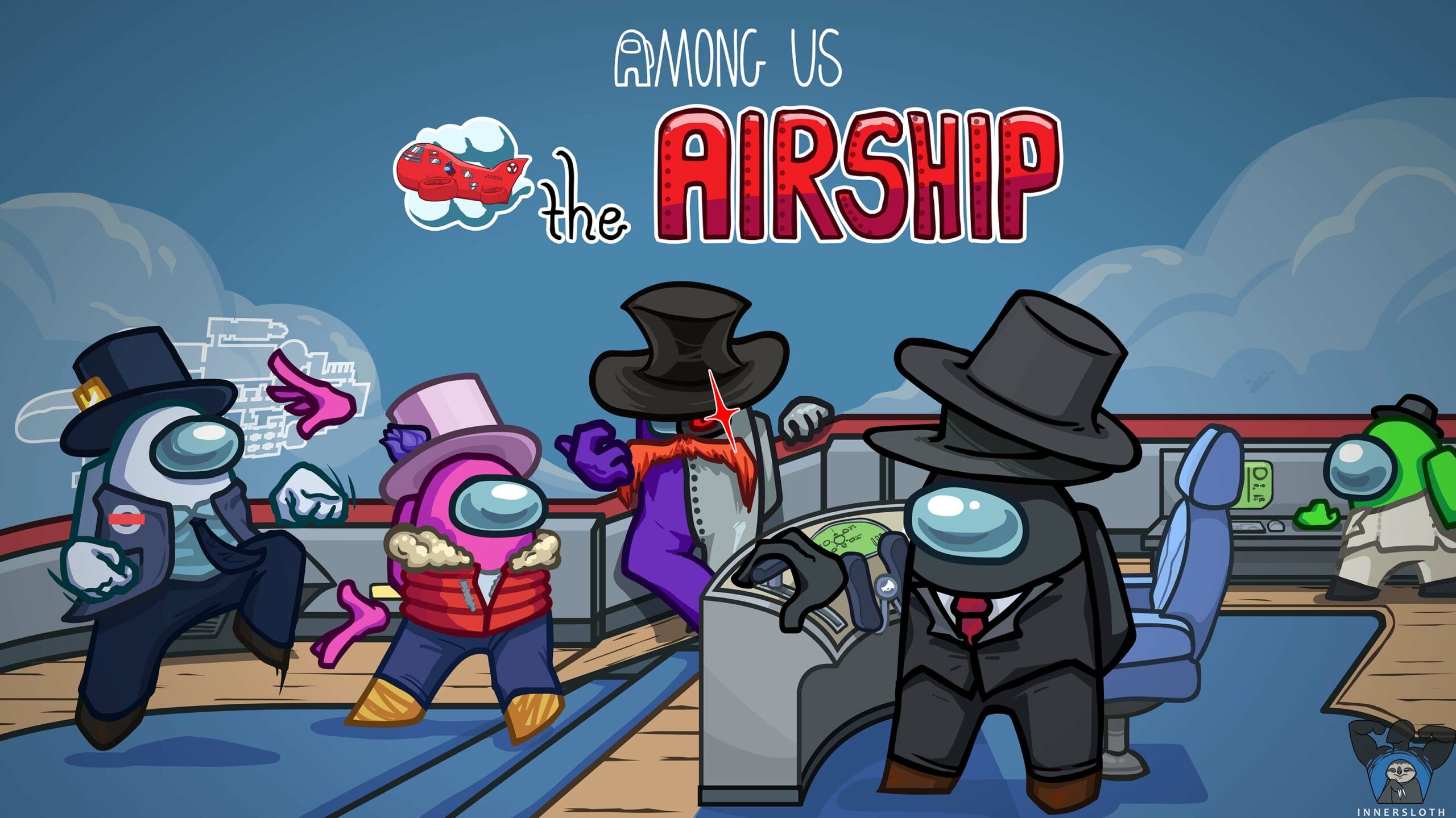 among us airship map