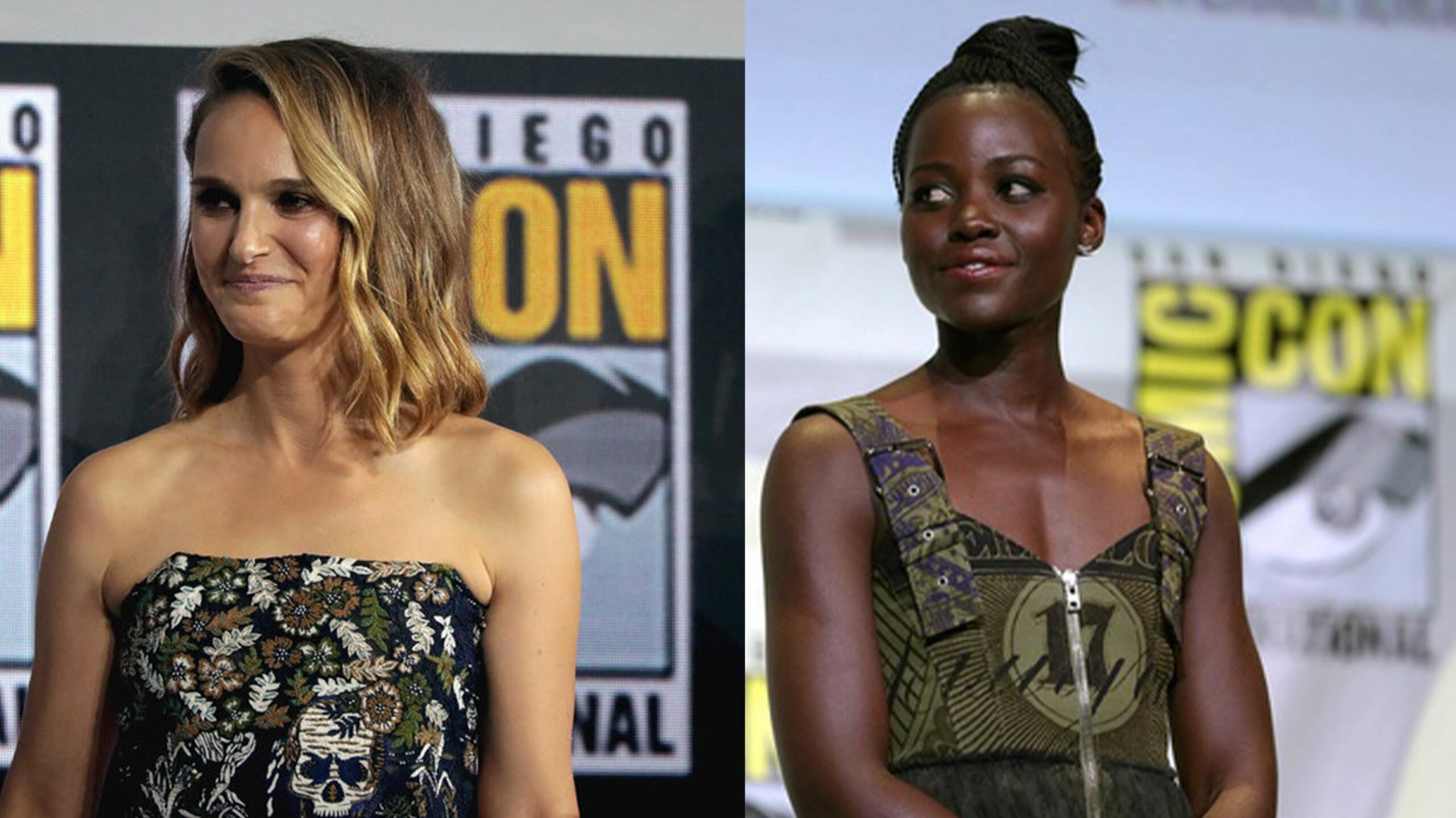 Natalie Portman and Lupita Nyong'o