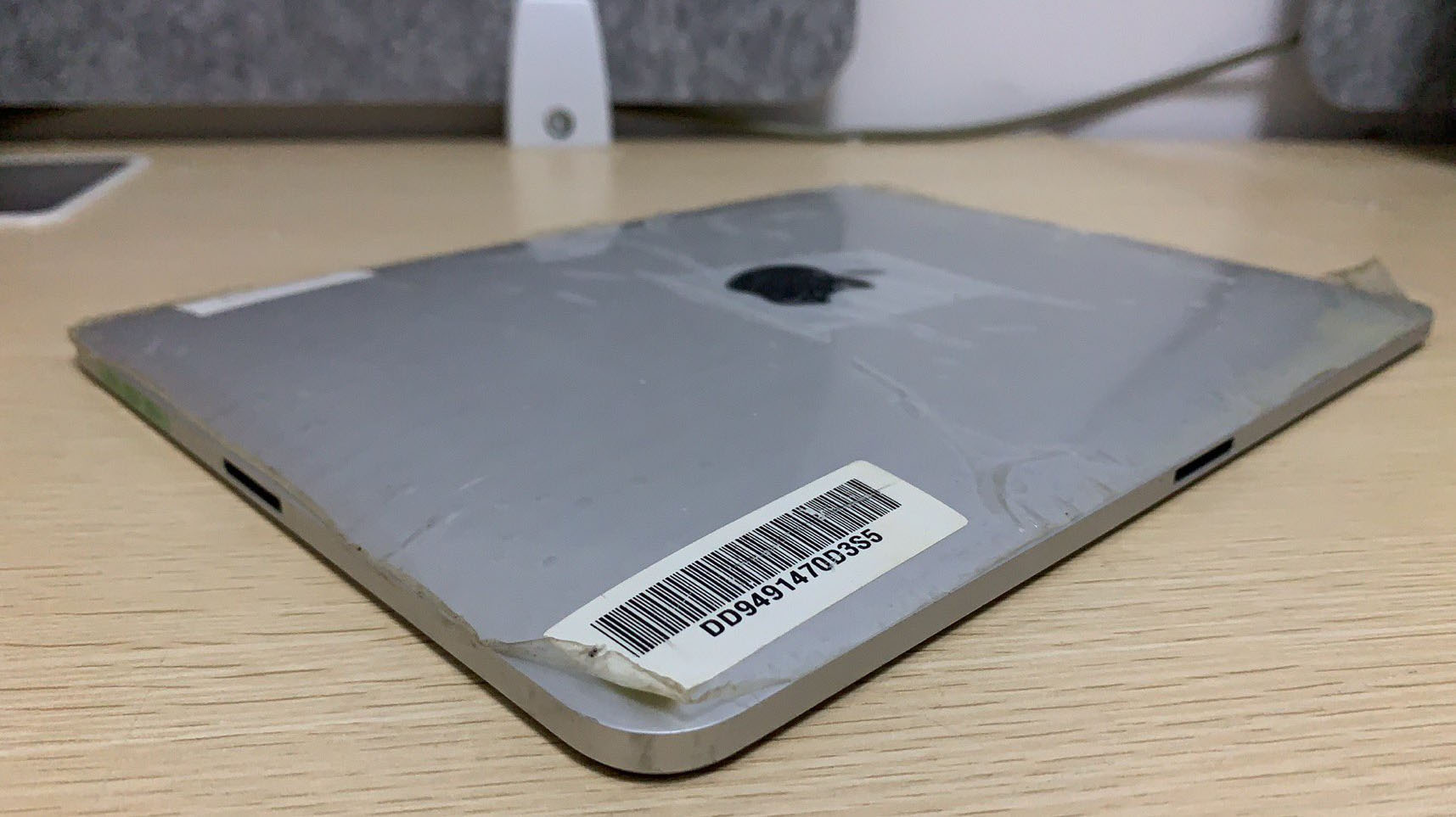 iPad prototype with two charging ports