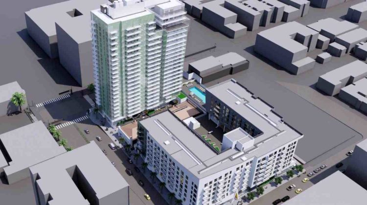 Two blocks in downtown San Diego will be remodeled for affordable housing, retail
