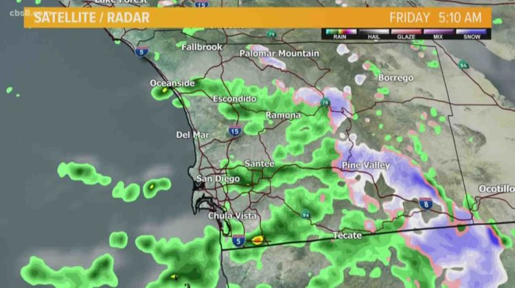 Lightning, thunder detected in parts of San Diego County