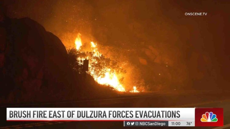 The 4,400-acre brush fire in San Diego County is 14% contained